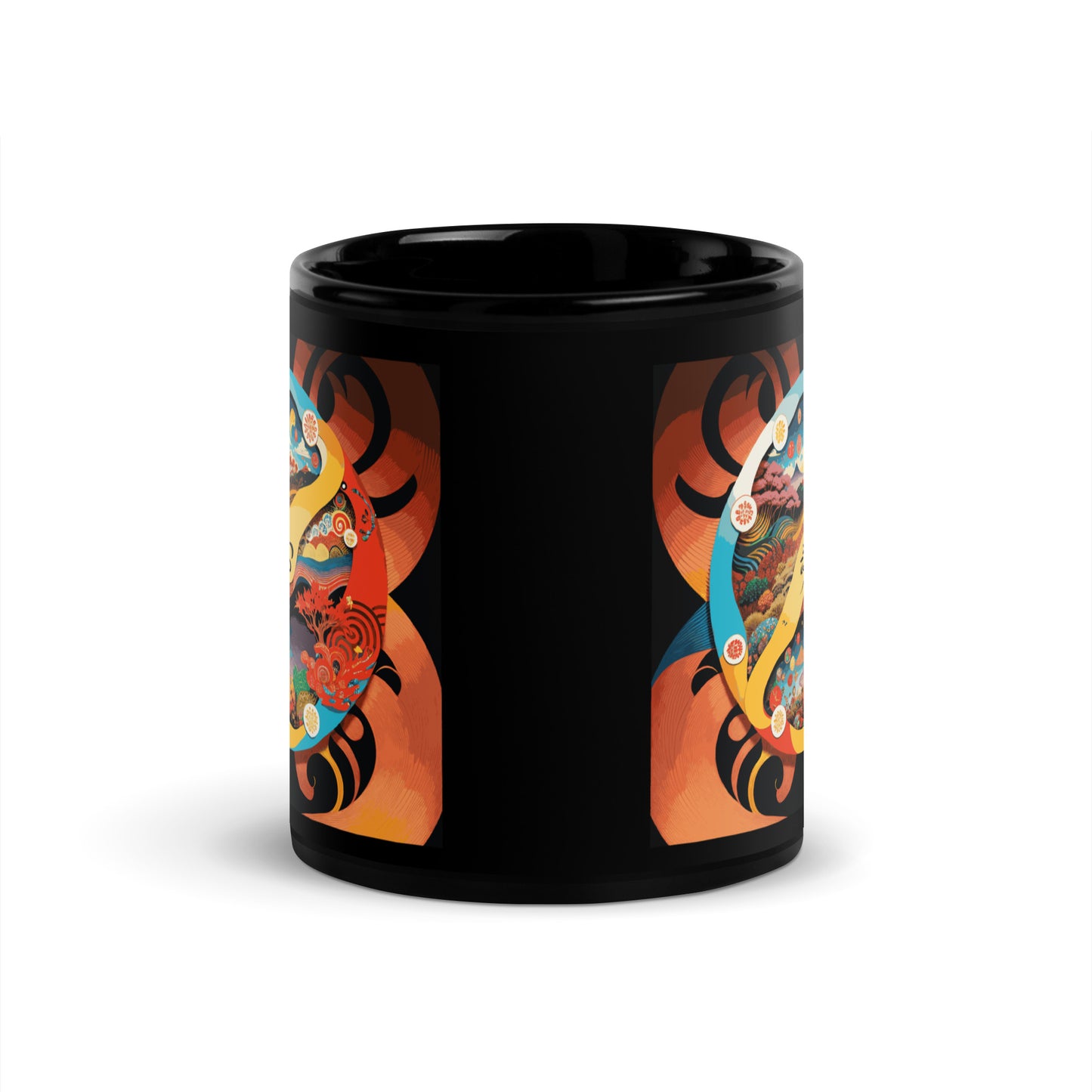 Black Glossy Mug