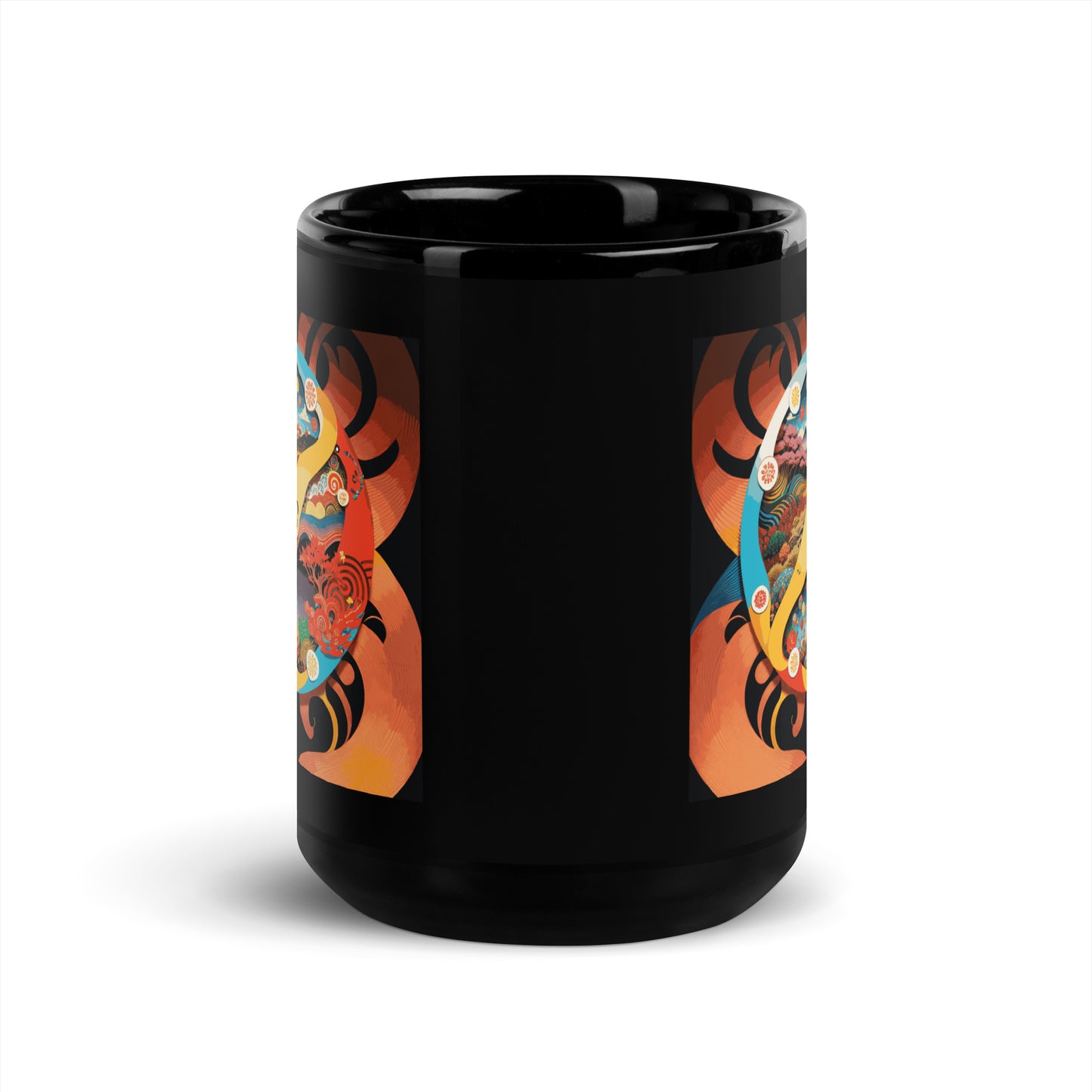 Black Glossy Mug