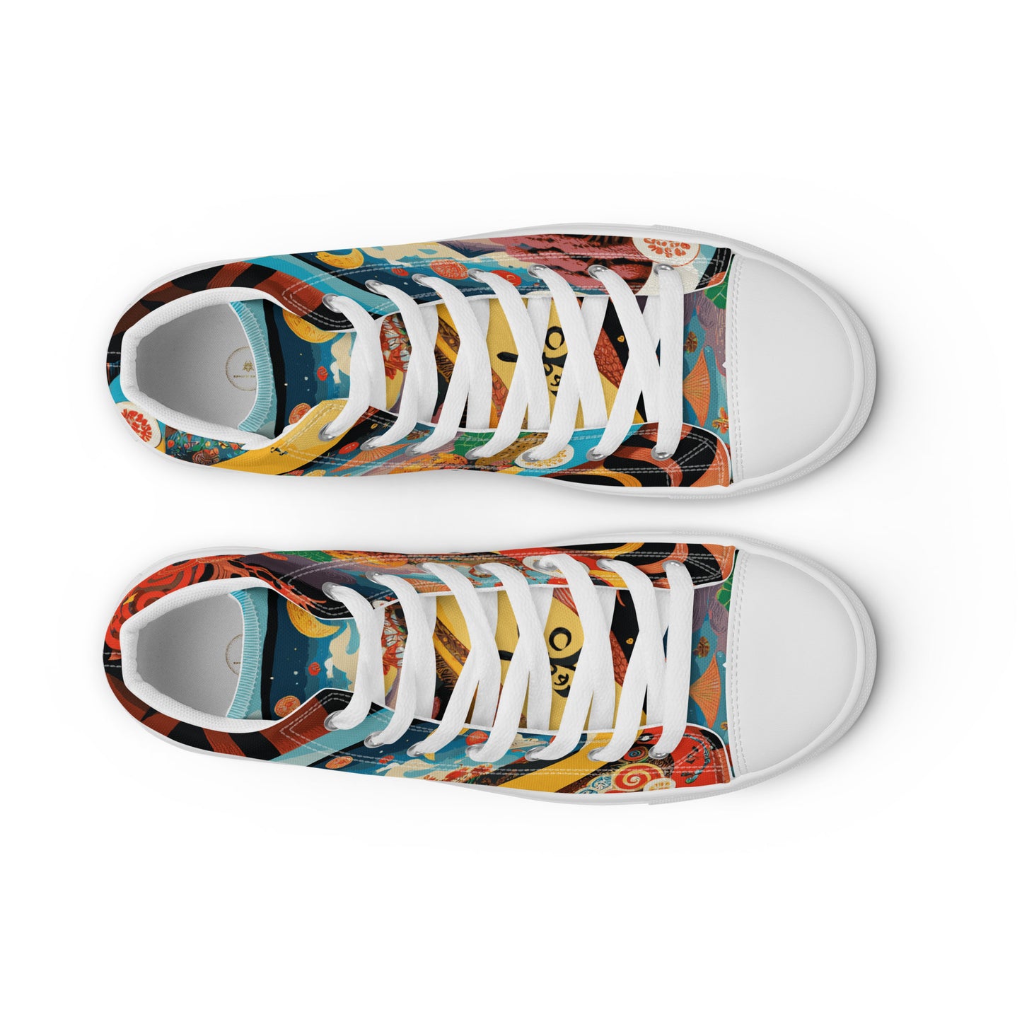 Women’s high top canvas shoes