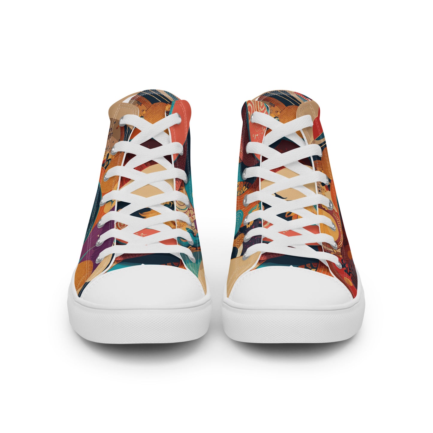 Women’s high top canvas shoes