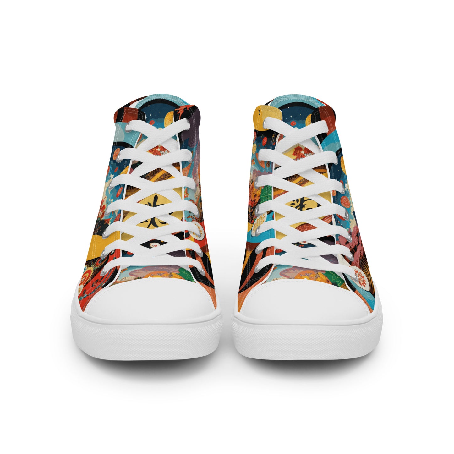 Women’s high top canvas shoes