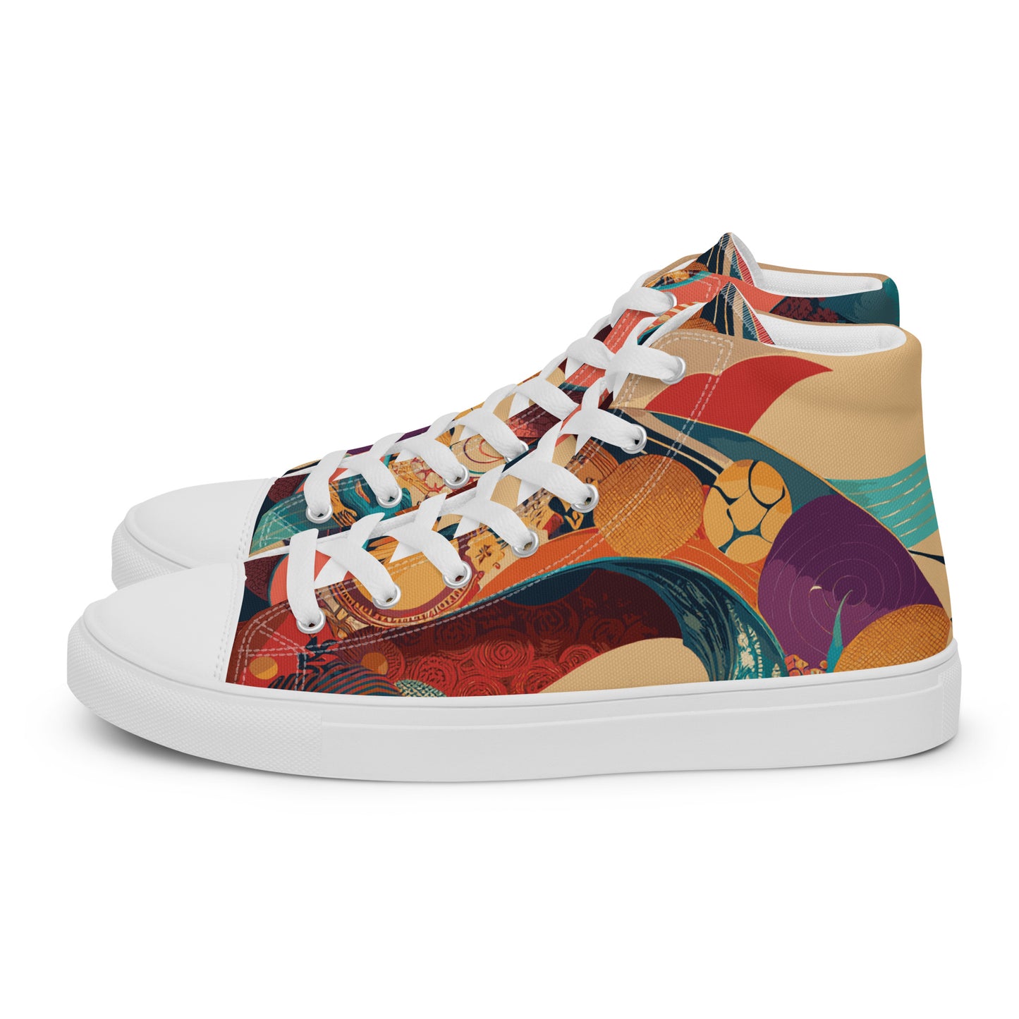 Women’s high top canvas shoes