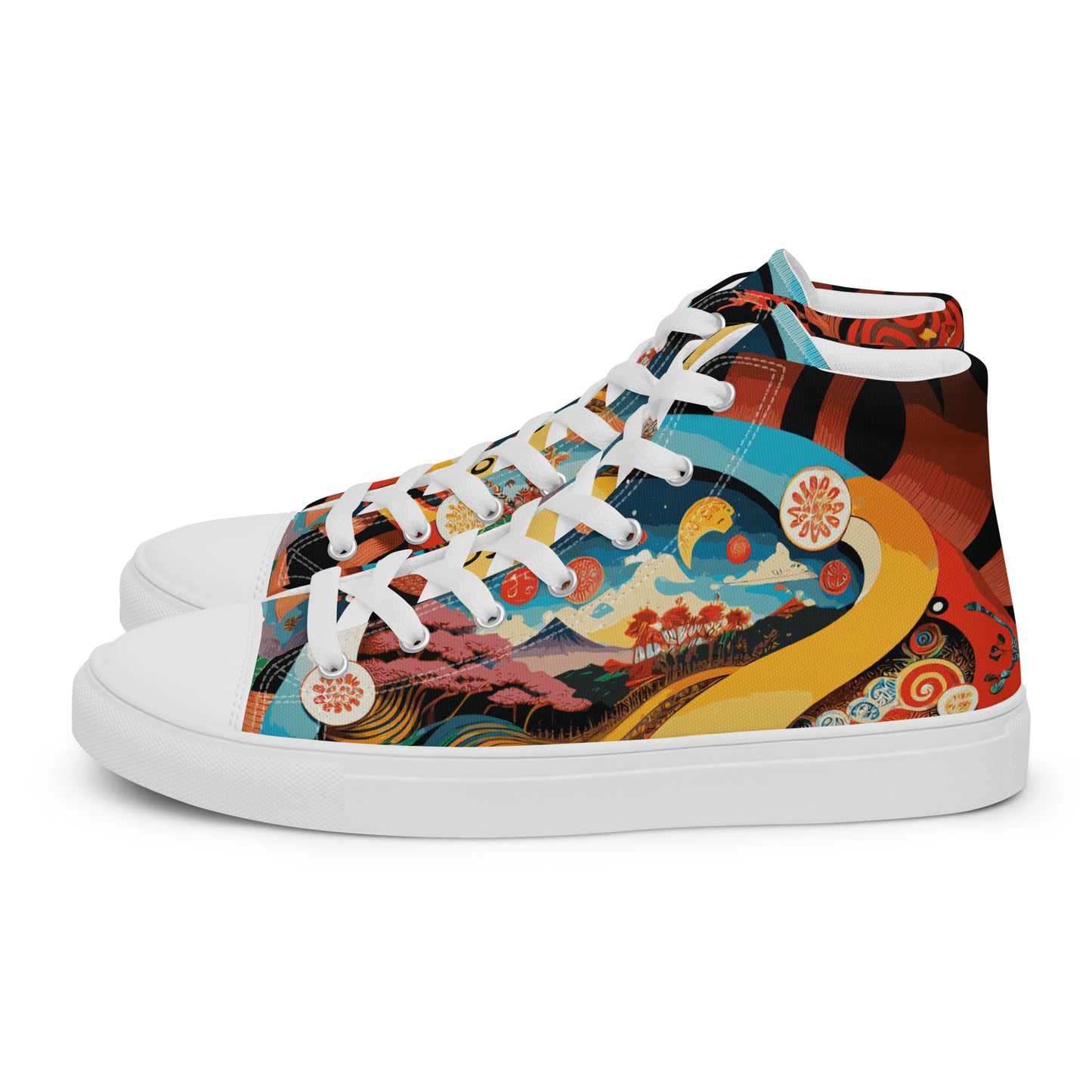 Women’s high top canvas shoes