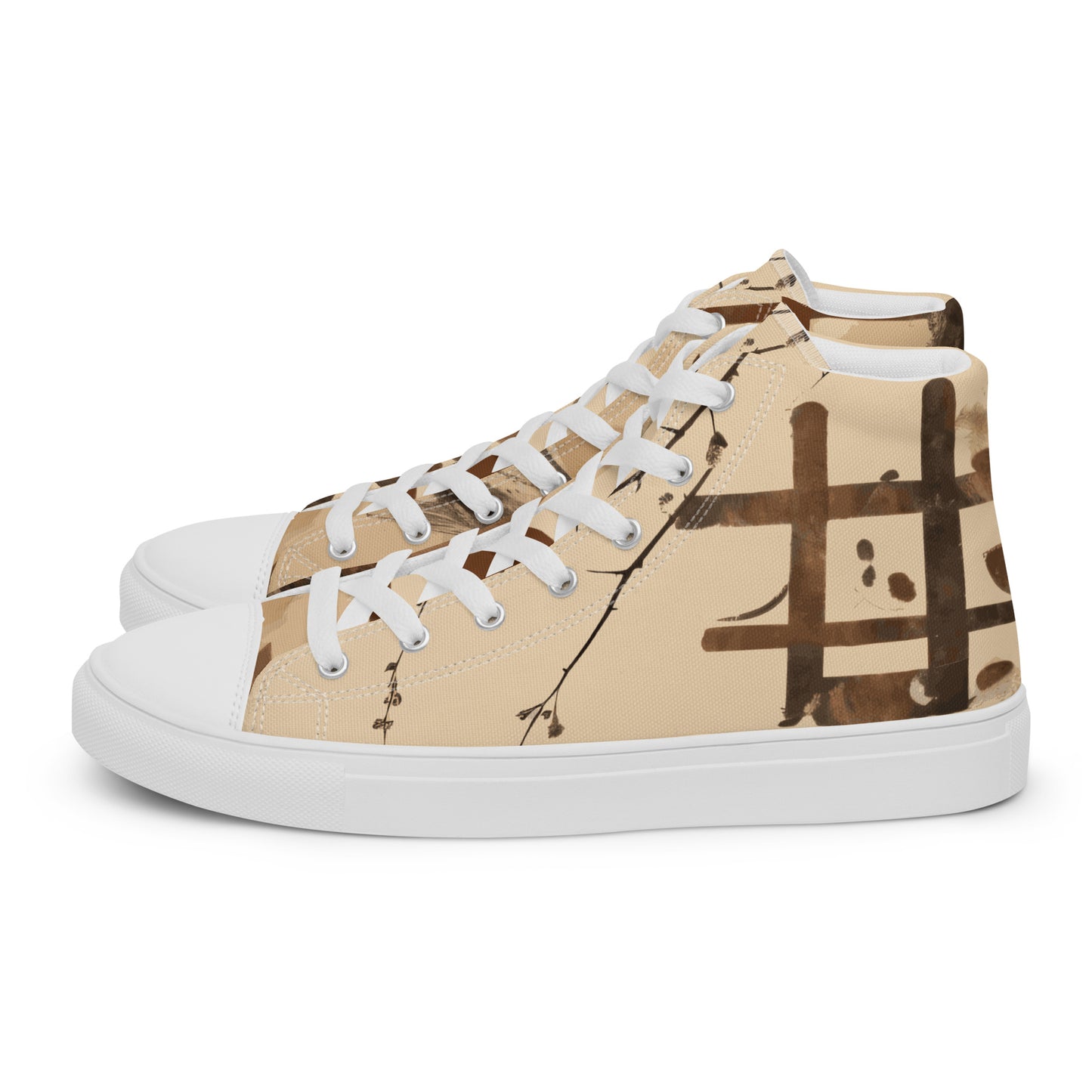 Women’s high top canvas shoes