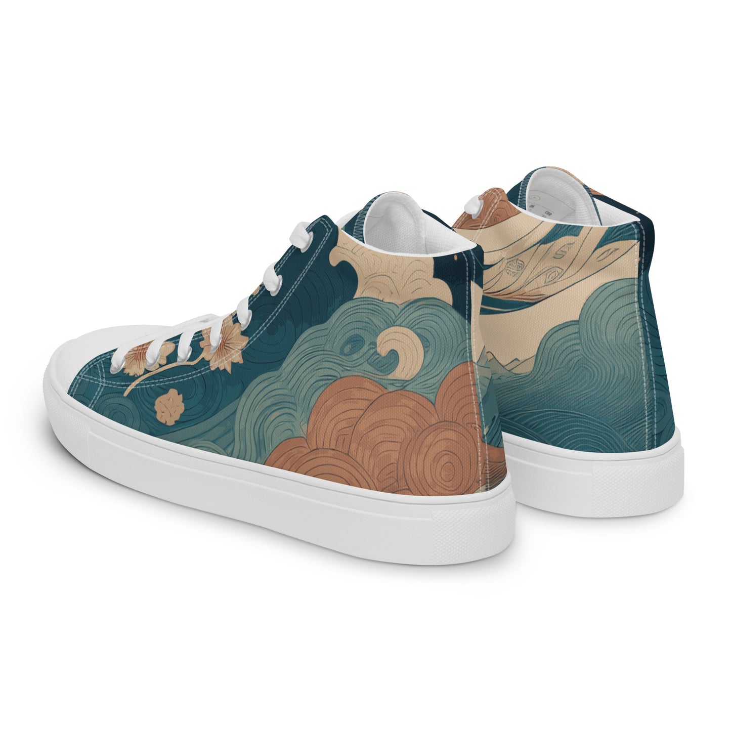 Women’s high top canvas shoes