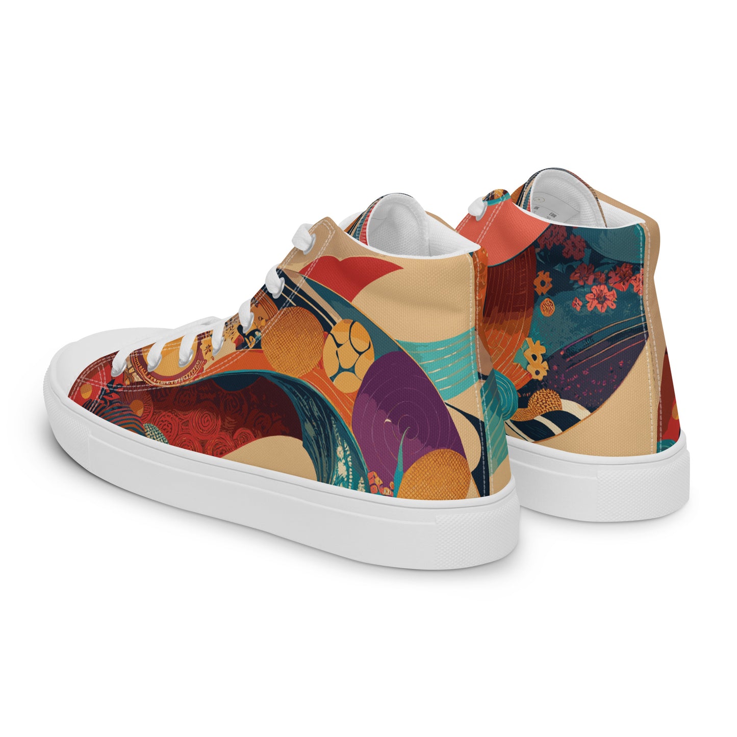 Women’s high top canvas shoes