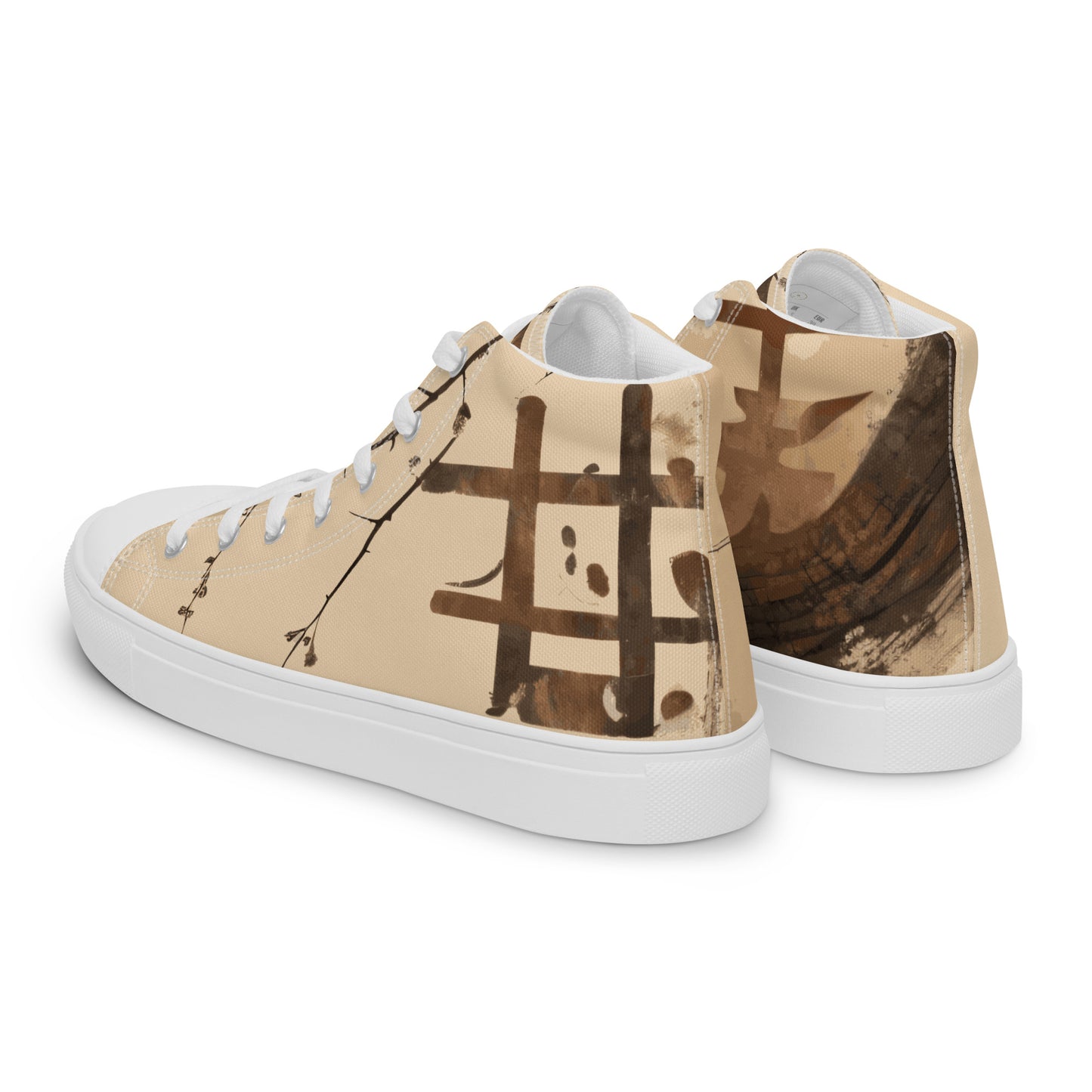 Women’s high top canvas shoes