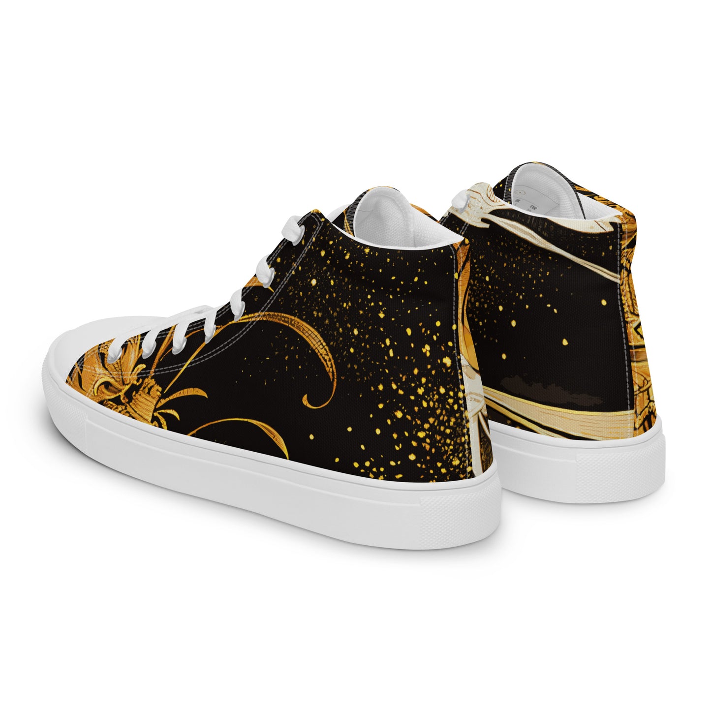 Women’s high top canvas shoes