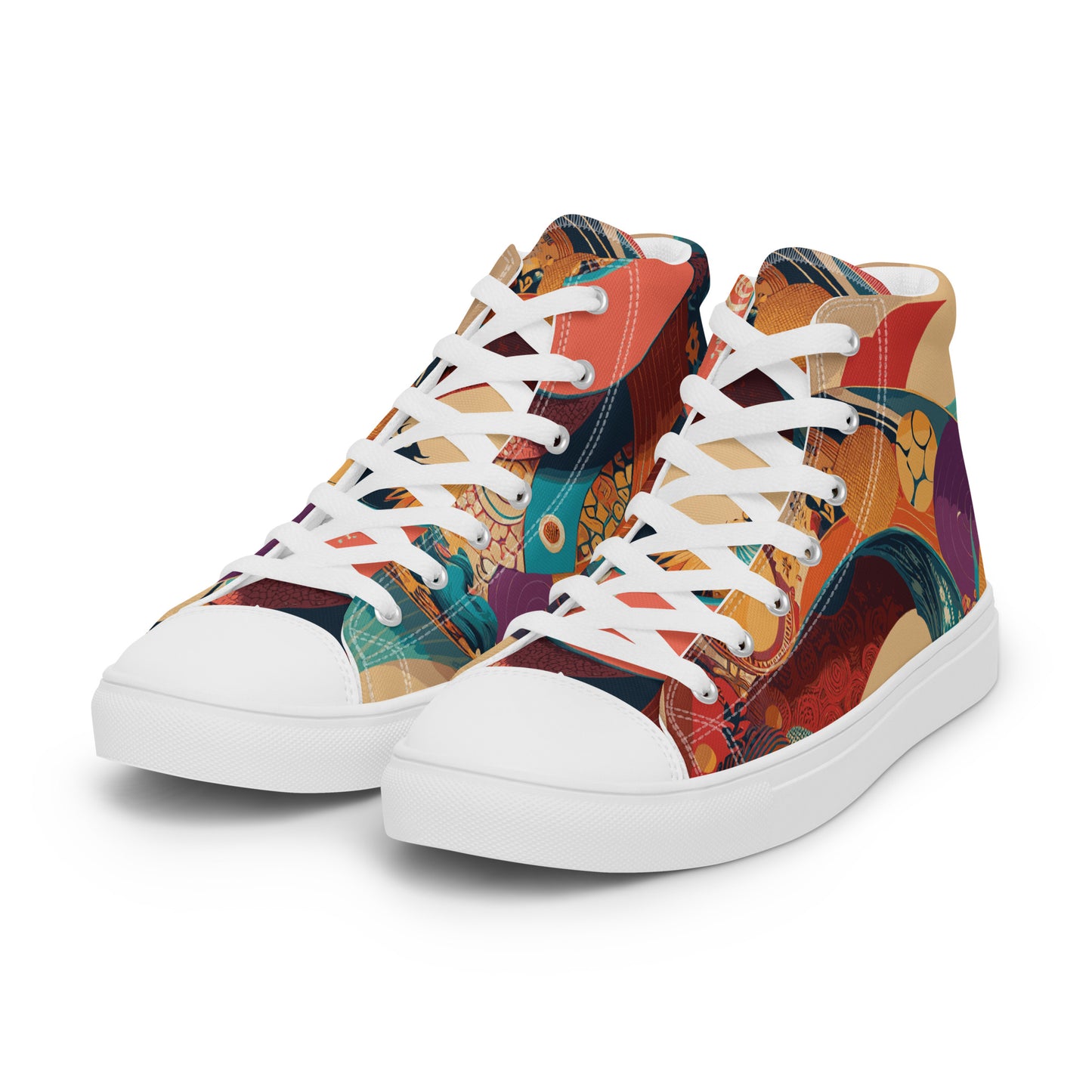 Women’s high top canvas shoes