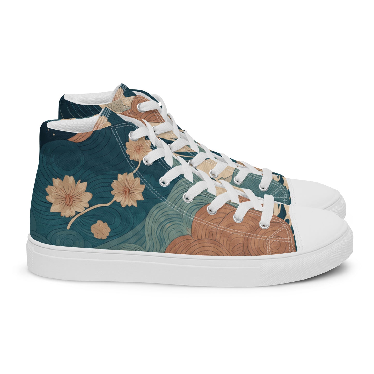 Women’s high top canvas shoes