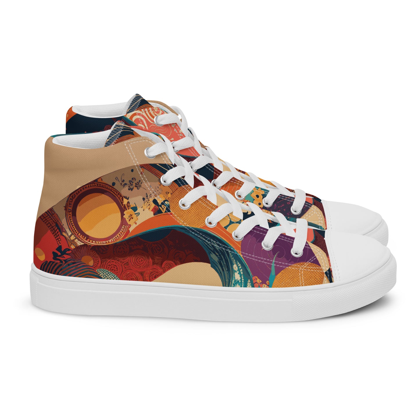 Women’s high top canvas shoes