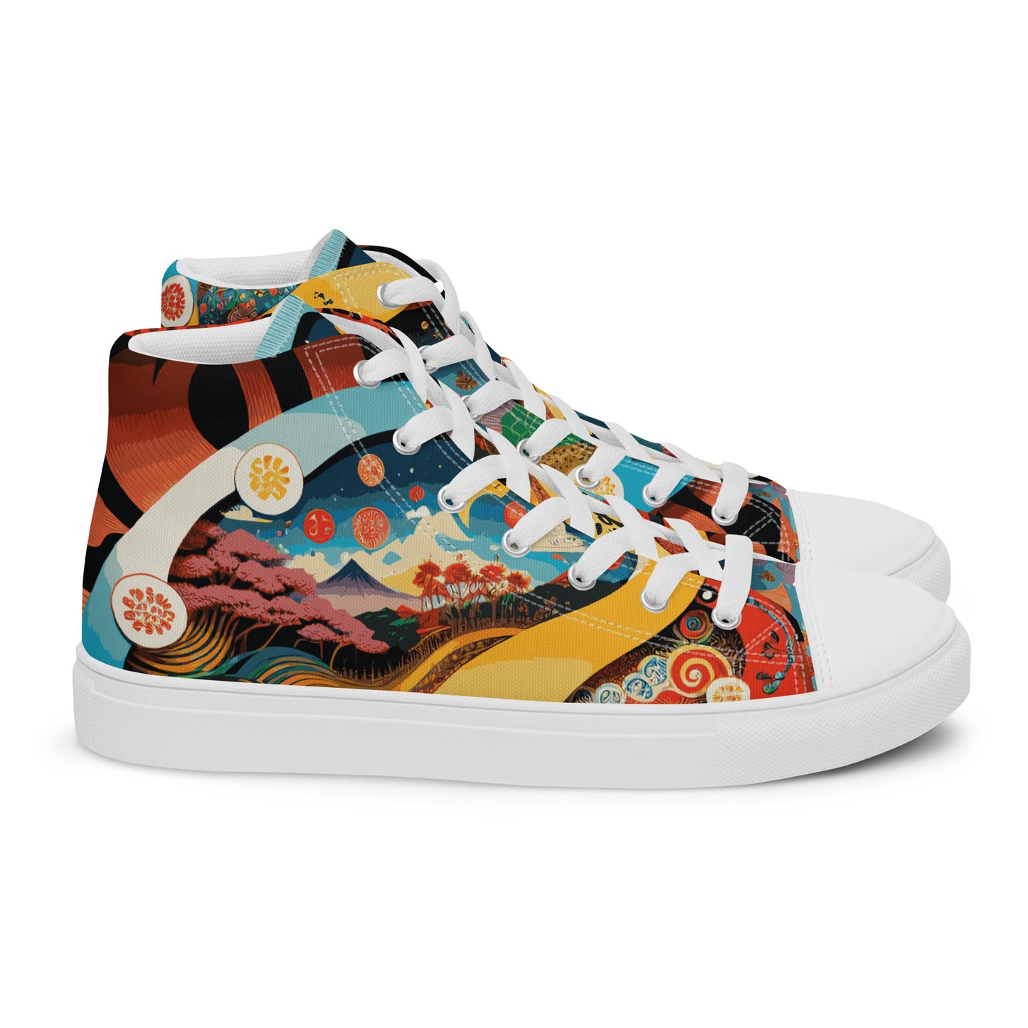 Women’s high top canvas shoes