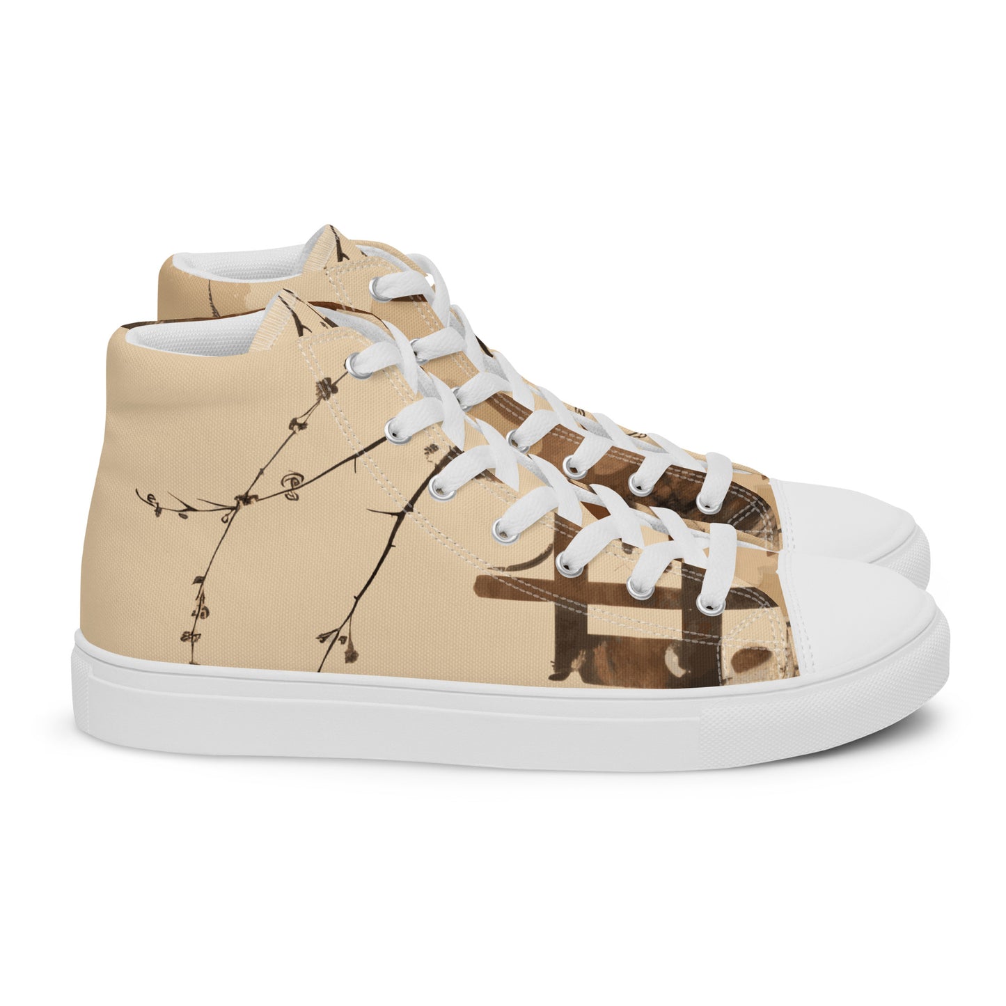 Women’s high top canvas shoes