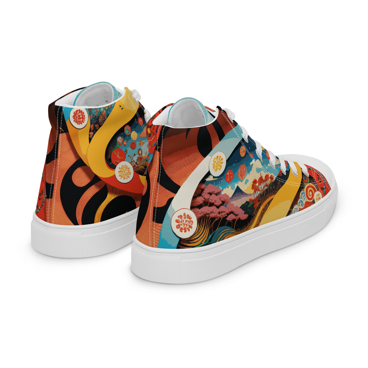 Women’s high top canvas shoes