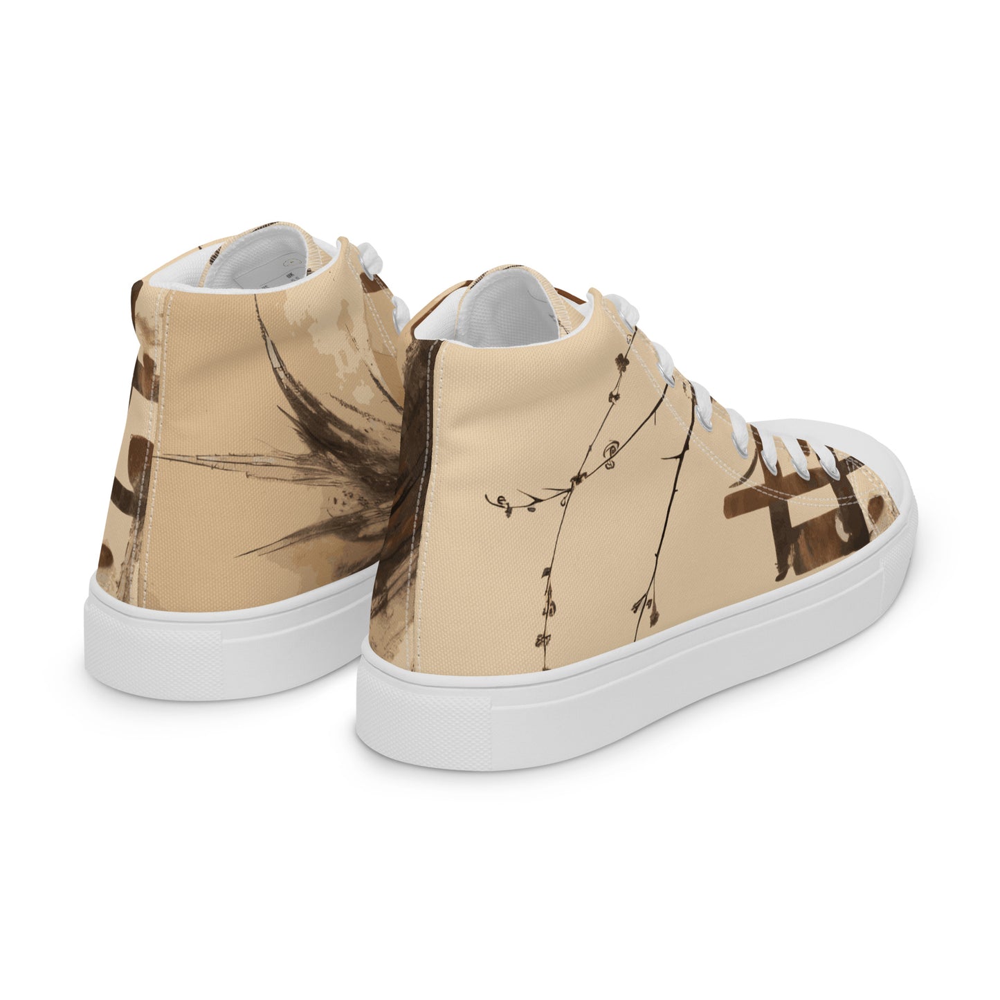 Women’s high top canvas shoes