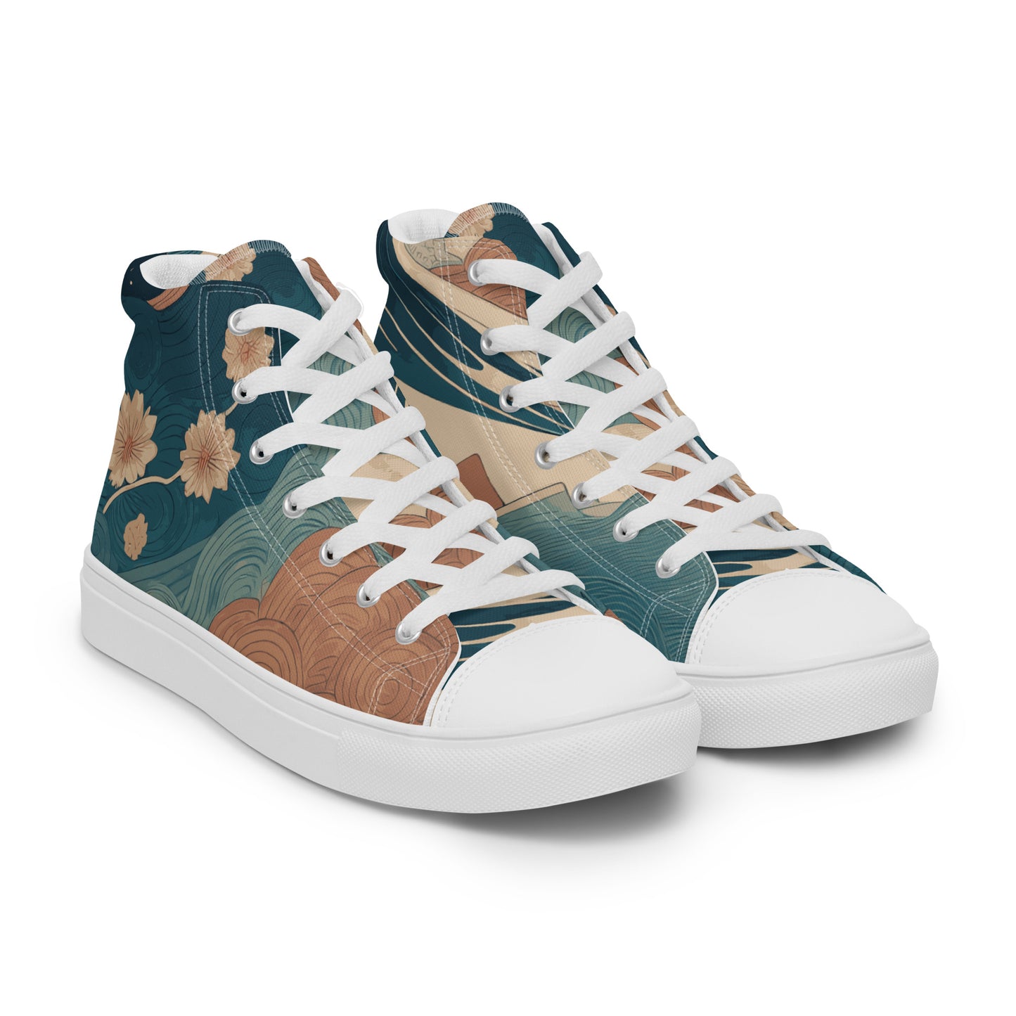 Women’s high top canvas shoes