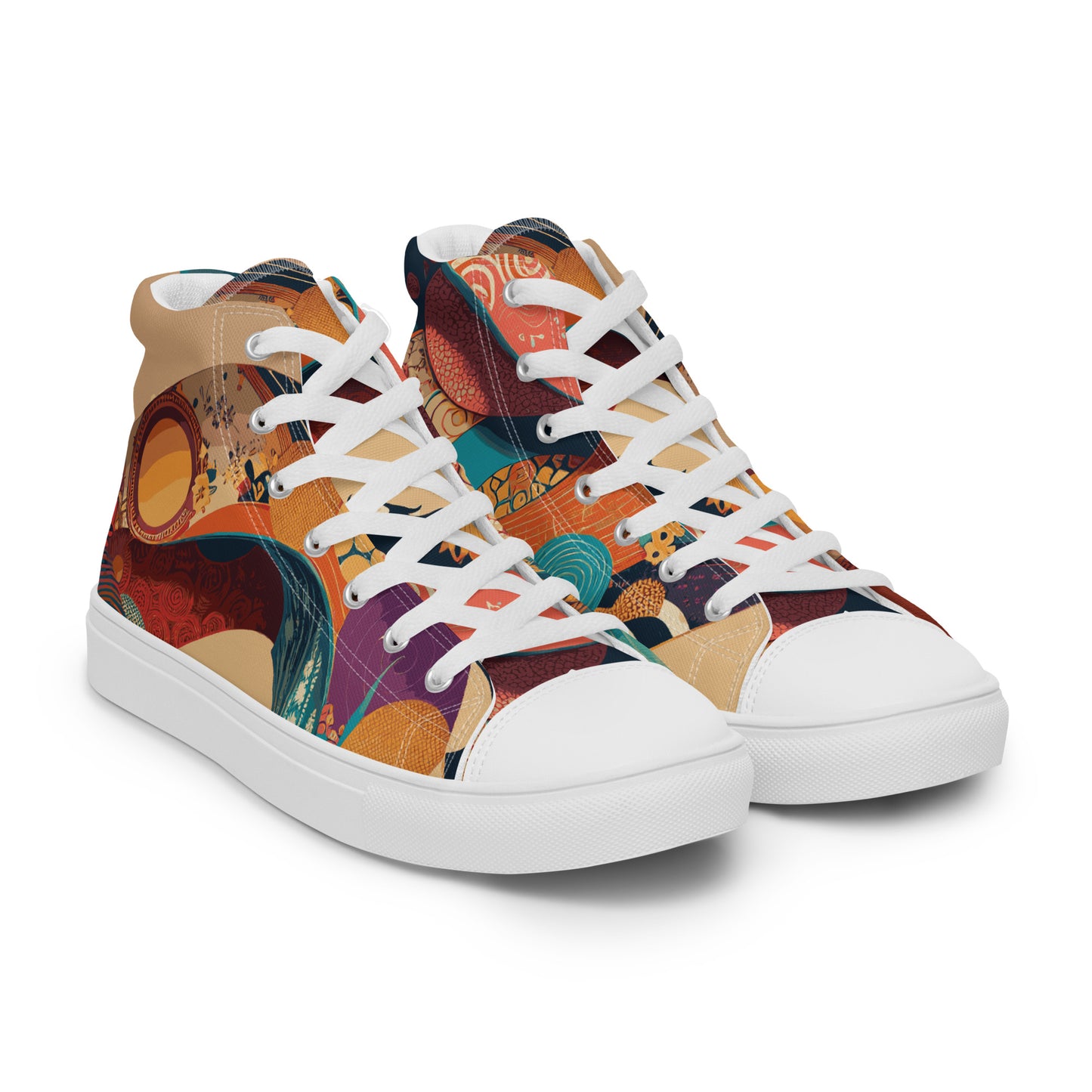 Women’s high top canvas shoes