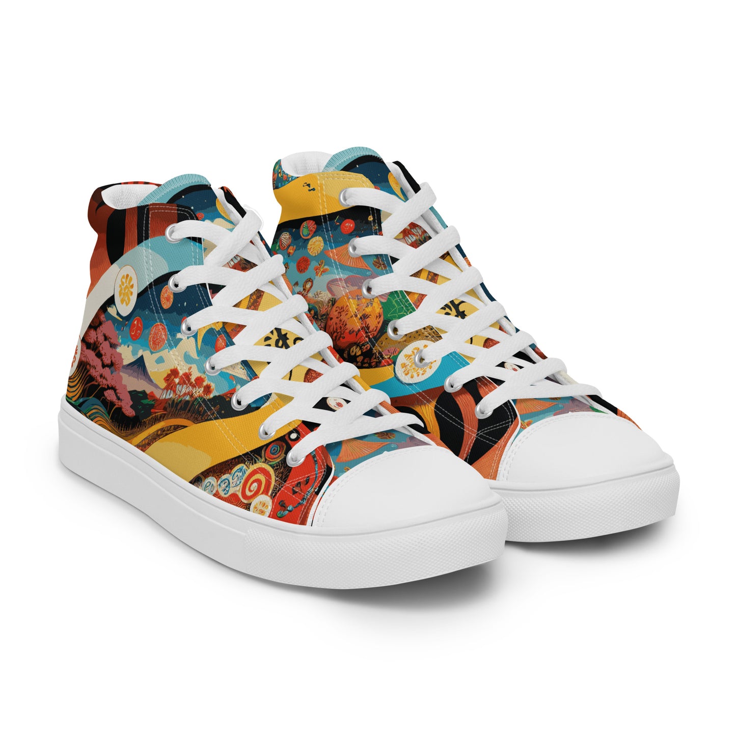 Women’s high top canvas shoes