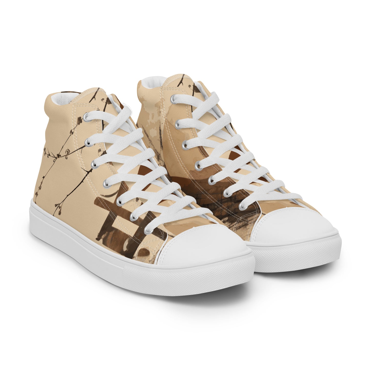 Women’s high top canvas shoes